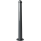 Ornamental bollard | steel tube � 102 / 76 mm | stationary, to be fixed by plugswith base plate � 180 mm | without eyelet